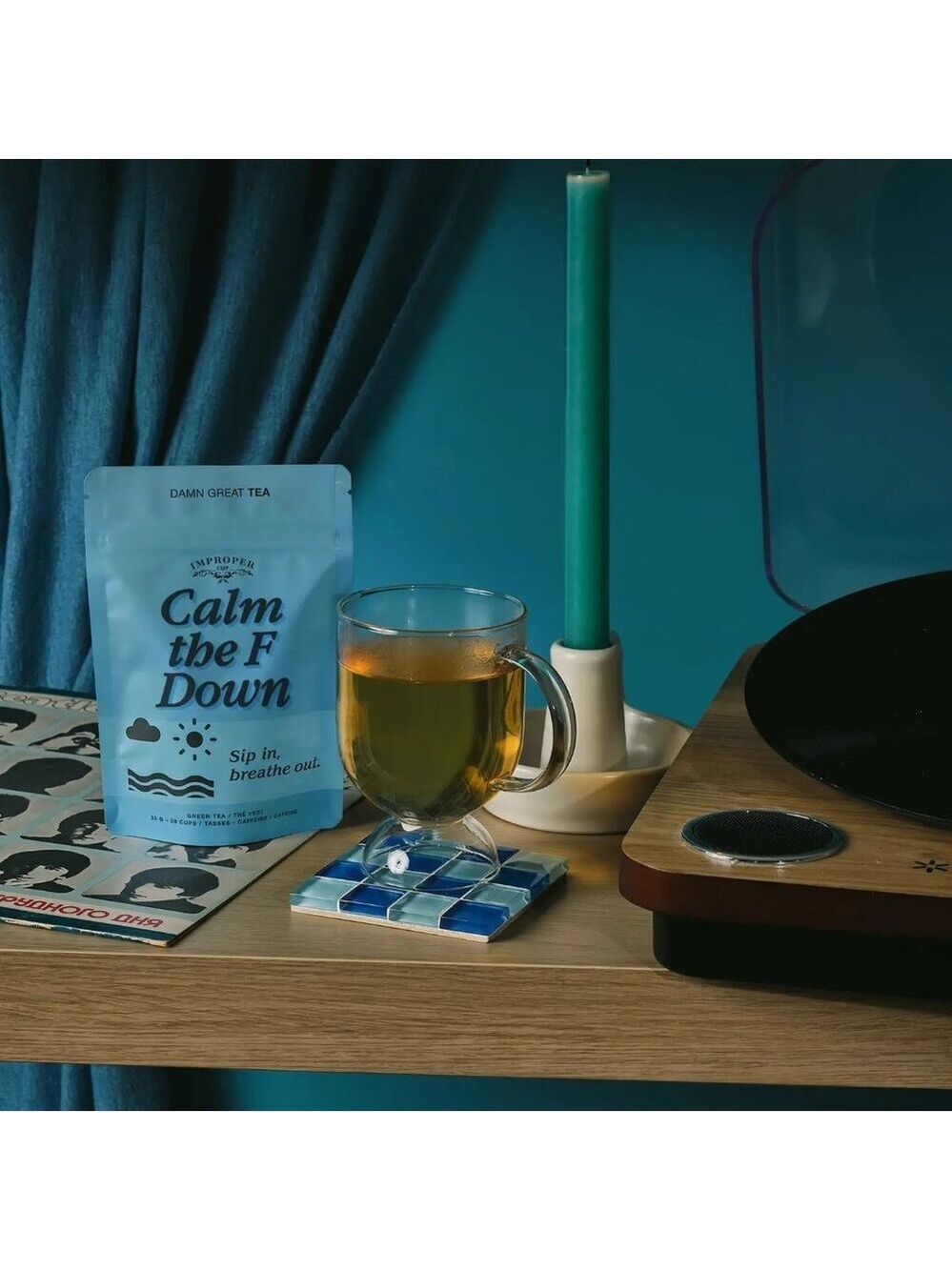 Calm the F Down Green Tea